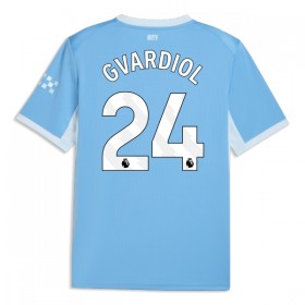 Manchester City Gvardiol 24 Fotbollströjor Hemma tröja 2026-27 Kortärmad