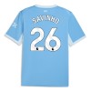 Manchester City Savinho 26 Fotbollströjor Hemma tröja 2026-27 Kortärmad