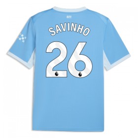 Manchester City Savinho 26 Fotbollströjor Hemma tröja 2026-27 Kortärmad