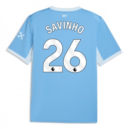 Manchester City Savinho 26 Fotbollströjor Hemma tröja 2026-27 Kortärmad