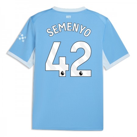Manchester City Semenyo 42 Fotbollströjor Hemma tröja 2026-27 Kortärmad