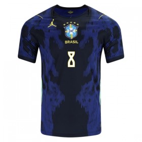 Brasilien Bruno Guimaraes 8 Fotbollströjor Borta tröja World Cup 2026 Kortärmad