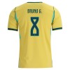 Brasilien Bruno Guimaraes 8 Fotbollströjor Hemma tröja World Cup 2026 Kortärmad