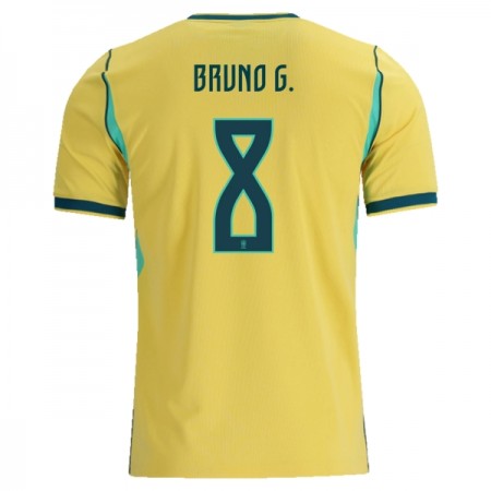 Brasilien Bruno Guimaraes 8 Fotbollströjor Hemma tröja World Cup 2026 Kortärmad