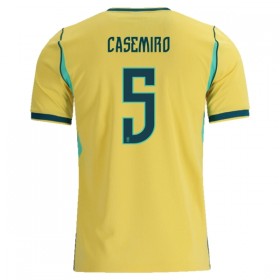 Brasilien Casemiro 5 Fotbollströjor Hemma tröja World Cup 2026 Kortärmad