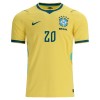 Brasilien Estevao 20 Fotbollströjor Hemma tröja World Cup 2026 Kortärmad