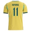 Brasilien Raphinha 11 Fotbollströjor Hemma tröja World Cup 2026 Kortärmad