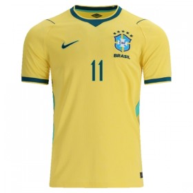 Brasilien Raphinha 11 Fotbollströjor Hemma tröja World Cup 2026 Kortärmad