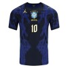 Brasilien Ronaldinho 10 Fotbollströjor Barn Borta tröja World Cup 2026 Kortärmad
