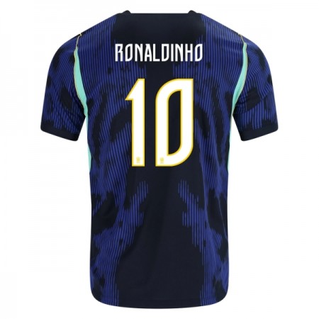 Brasilien Ronaldinho 10 Fotbollströjor Borta tröja World Cup 2026 Kortärmad