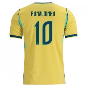 Brasilien Ronaldinho 10 Fotbollströjor Hemma tröja World Cup 2026 Kortärmad