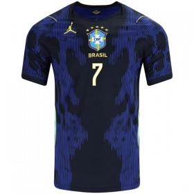Brasilien Vini JR. 7 Fotbollströjor Barn Borta tröja World Cup 2026 Kortärmad