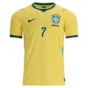 Brasilien Vini JR. 7 Fotbollströjor Barn Hemma tröja World Cup 2026 Kortärmad