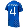 Kroatien Gvardiol 4 Fotbollströjor Borta tröja World Cup 2026 Kortärmad