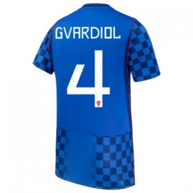 Kroatien Gvardiol 4 Fotbollströjor Borta tröja World Cup 2026 Kortärmad