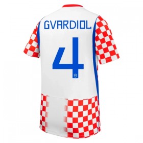 Kroatien Gvardiol 4 Fotbollströjor Hemma tröja World Cup 2026 Kortärmad