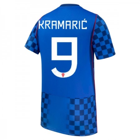 Kroatien Kramaric 9 Fotbollströjor Borta tröja World Cup 2026 Kortärmad