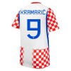 Kroatien Kramaric 9 Fotbollströjor Hemma tröja World Cup 2026 Kortärmad
