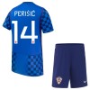 Kroatien Perišić 14 Fotbollströjor Barn Borta tröja World Cup 2026 Kortärmad