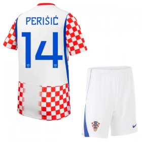 Kroatien Perišić 14 Fotbollströjor Barn Hemma tröja World Cup 2026 Kortärmad
