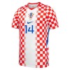 Kroatien Perišić 14 Fotbollströjor Barn Hemma tröja World Cup 2026 Kortärmad