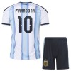 Argentina Maradona 10 Fotbollströjor Barn Hemma tröja World Cup 2026 Kortärmad