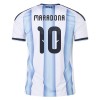 Argentina Maradona 10 Fotbollströjor Hemma tröja World Cup 2026 Kortärmad