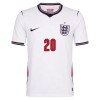 England Palmer 20 Fotbollströjor Hemma tröja World Cup 2026 Kortärmad