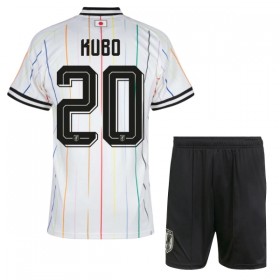 Japan Kubo 20 Fotbollströjor Barn Borta tröja World Cup 2026 Kortärmad