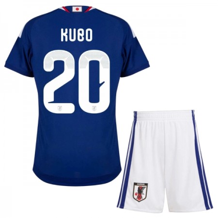 Japan Kubo 20 Fotbollströjor Barn Hemma tröja World Cup 2026 Kortärmad
