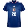 Japan Kubo 20 Fotbollströjor Barn Hemma tröja World Cup 2026 Kortärmad