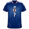 Japan Mitoma 7 Fotbollströjor Hemma tröja World Cup 2026 Kortärmad