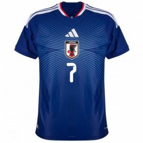 Japan Mitoma 7 Fotbollströjor Hemma tröja World Cup 2026 Kortärmad