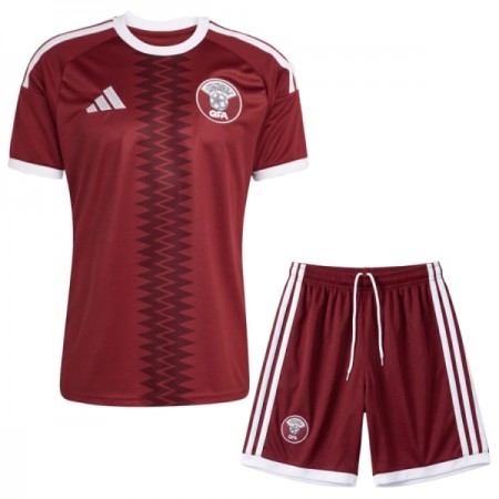 Qatar Fotbollströjor Barn Hemma tröja World Cup 2026 Kortärmad