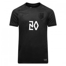 Norge Nusa 20 Fotbollströjor Barn Borta tröja World Cup 2026 Kortärmad