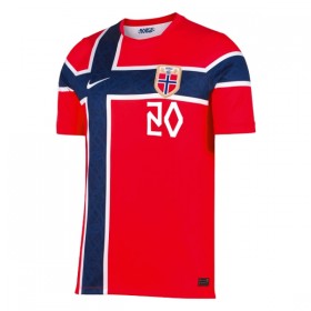 Norge Nusa 20 Fotbollströjor Barn Hemma tröja World Cup 2026 Kortärmad