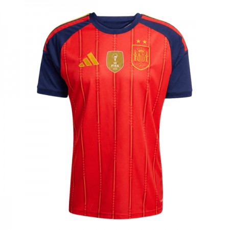 Spanien 2 Stars Fotbollströjor Hemma tröja World Cup 2026 Kortärmad