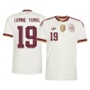 Spanien 2 Stars Lamine Yamal 19 Fotbollströjor Borta tröja World Cup 2026 Kortärmad
