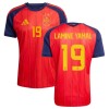 Spanien 2 Stars Lamine Yamal 19 Fotbollströjor Hemma tröja World Cup 2026 Kortärmad Spanien 2 Stars Lamine Yamal 19 Fotbollströjor Hemma tröja World Cup 2026 Kortärmad