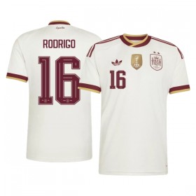 Spanien 2 Stars Rodrigo 16 Fotbollströjor Borta tröja World Cup 2026 Kortärmad