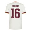 Spanien 2 Stars Rodrigo 16 Fotbollströjor Borta tröja World Cup 2026 Kortärmad