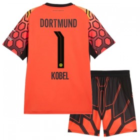 Borussia Dortmund Kobel 1 Fotbollströjor Målvakt Barn Hemma tröja 2026-27 Orange Kortärmad