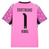 Borussia Dortmund Kobel 1 Fotbollströjor Målvakt Borta tröja 2026-27 Rosa Kortärmad