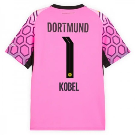 Borussia Dortmund Kobel 1 Fotbollströjor Målvakt Borta tröja 2026-27 Rosa Kortärmad