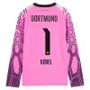 Borussia Dortmund Kobel 1 Fotbollströjor Målvakt Borta tröja 2026-27 Rosa Långärmad