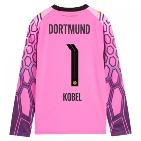 Borussia Dortmund Kobel 1 Fotbollströjor Målvakt Borta tröja 2026-27 Rosa Långärmad