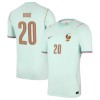 Frankrike Desire Doue 20 Fotbollströjor Borta tröja World Cup 2026 Kortärmad