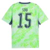 Schweiz Djibril Sow 15 Fotbollströjor Borta tröja World Cup 2026 Kortärmad
