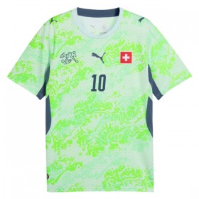 Schweiz Granit Xhaka 10 Fotbollströjor Borta tröja World Cup 2026 Kortärmad