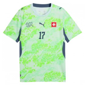 Schweiz Vargas 17 Fotbollströjor Borta tröja World Cup 2026 Kortärmad